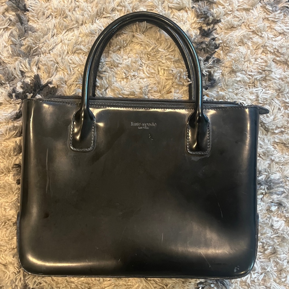 Kate Spade Black Leather Satchel Timeless Elegance